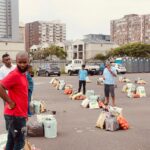 monthy food hamper distribution