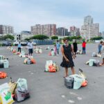 monthy food hamper distribution