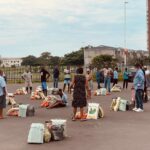 monthy food hamper distribution