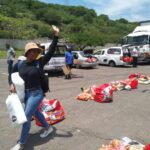 monthy food hamper distribution