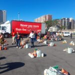 monthy food hamper distribution